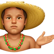 Fiestero with Sombrero sticker