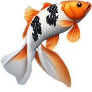 Koi fish sticker
