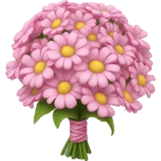 pink bouquet sticker