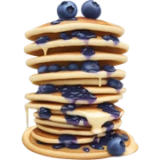 Blueberry pancakes  sticker