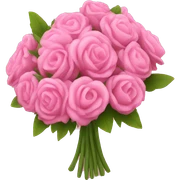 pink bouquet sticker