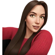 smiling girl in sweater sticker