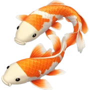 Koi fish sticker