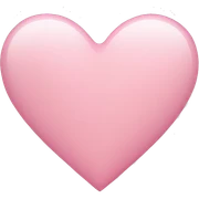 Light pink heart sticker