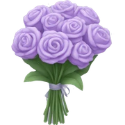 Pastel purple bouqet sticker