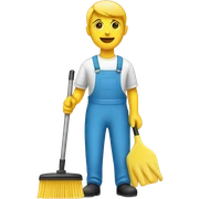 Cleaning  sticker