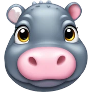 Baby hippo  sticker