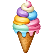 Ice cream sticker