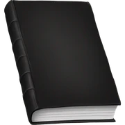 Black book sticker