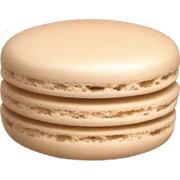 beige macaron sticker