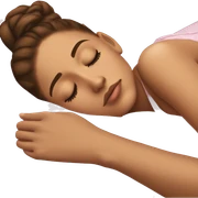 Ariana Grande sleeping sticker
