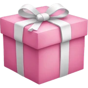 Cute pink gift sticker