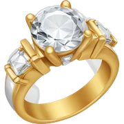 Engagement ring sticker