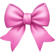 Cute bow sticker