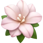 Gardenia "A pastel pink gardenia flower with perfectly layered petals, a soft glow, and a trail of sparkles drifting around it." sticker