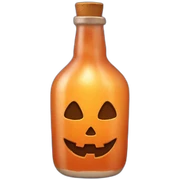 Halloween bottle  sticker