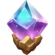 magical crystal sticker