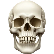 Skull sticker