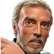 memorable portrait of a guy sticker