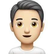 adult Korean man sticker