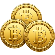 Bitcoins sticker