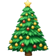 Christmas tree sticker
