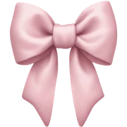 light pink bow sticker