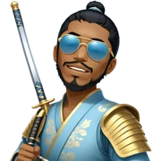 Elegant Samurai sticker