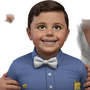 boys in bowties smiling sticker