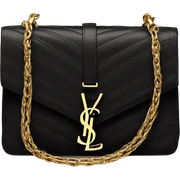 YSL handbag black gold sticker