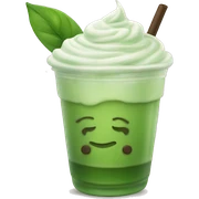 iced matcha latte  sticker
