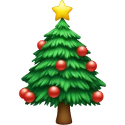 Christmas tree sticker