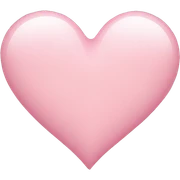 Light pink heart sticker