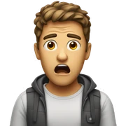Shocked sticker