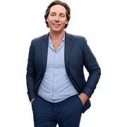 casual outdoor portrait of male sticker