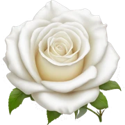 Rose blanche  sticker