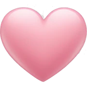 light pink heart sticker