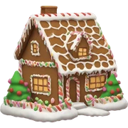 aesthetic gingerbread house sticker