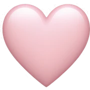 pastel pink heart sticker