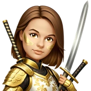 Golden Samurai sticker