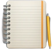 Notebook sticker
