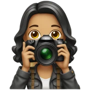 photographer girl sticker