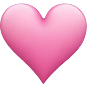 Heart pink  sticker