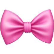 Pink bow sticker