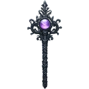 Gothic magic staff sticker