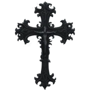 goth cross sticker