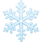 snowflake sticker