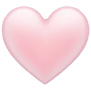 light pink heart  sticker