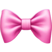 pink bow sticker