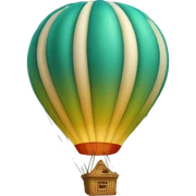 Hot air balloon  sticker